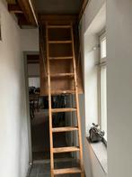 Houten vlizotrap zgan., Doe-het-zelf en Verbouw, Ophalen, Gebruikt, Ladder, Opvouwbaar of Inschuifbaar