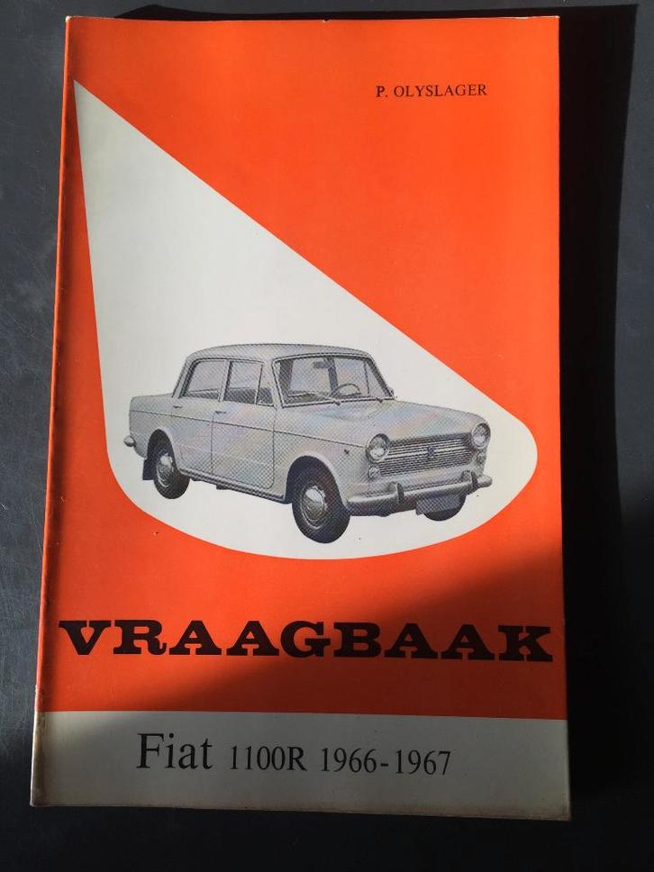 Vraagbaak Fiat 1100 R 1966 / 1967, Auto diversen, Handleidingen en Instructieboekjes, Ophalen of Verzenden