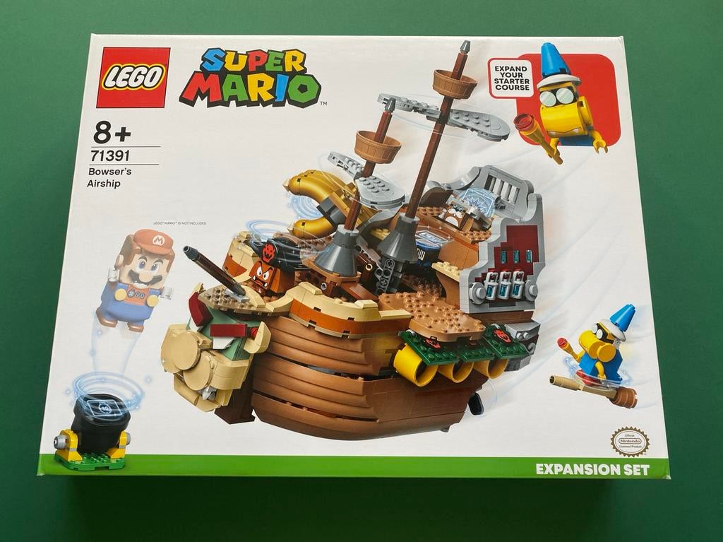 LEGO 71391 Super Mario - Bowser's Luchtschip, Ophalen of Verzenden, Zo goed als nieuw, Complete set, Lego
