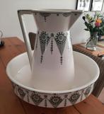 Regout Lampetstel model Eureka met decor Gand, Ophalen of Verzenden