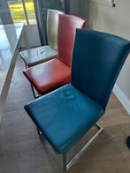 Bert Plantagie leren stoelen - 6 kleuren!, Huis en Inrichting, Stoelen, Ophalen, Gebruikt, Overige kleuren, Leer