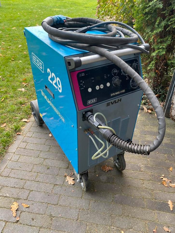 Professionele VLH ESS MIG/MAG Lasmachine 400A SYNMAG 4100, Doe-het-zelf en Verbouw, Gereedschap | Lasapparaten, Gebruikt, Co2