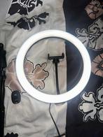 12” Ringlamp met Statief & Bluetooth – Nieuw in Doos, Verzenden, Nieuw, 150 tot 175 cm, Driepoot