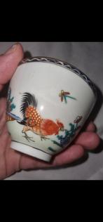 Antiek Chinees Kopje met Haan Motief, Antiek en Kunst, Antiek | Keramiek en Aardewerk, Ophalen of Verzenden