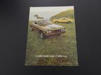 EN Ford Capri 2000 - Ford Capri V-6 / Folder, Verzenden, Zo goed als nieuw, Ford