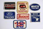 White GMC Ford truck patches emblemen jaren 70 amerika, Ophalen of Verzenden, Zo goed als nieuw, Auto's