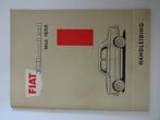 Handleiding Fiat elfhonderd model 1958, Ophalen of Verzenden