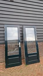 Openslaande deuren set - 80.5 & 83.5 x 211.5 cm, Ophalen, Gebruikt, 120 cm of meer, Buitendeur