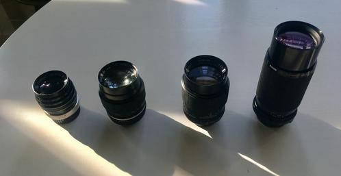 4 Analoge lenzen!, Audio, Tv en Foto, Fotografie | Lenzen en Objectieven, Gebruikt, Standaardlens, Ophalen of Verzenden