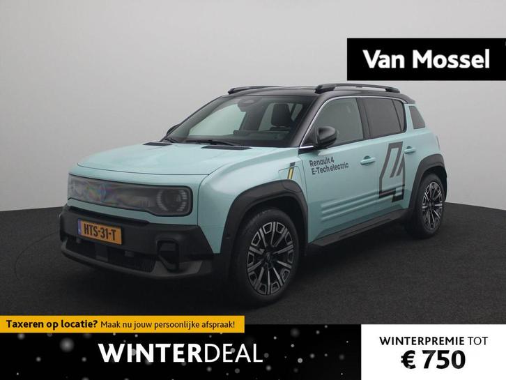 Renault 4 E-Tech electric comfort range iconic 52 kWh | Demo, Auto's, Renault, Bedrijf, Te koop, Overige modellen, ABS, Achteruitrijcamera