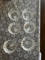 Kristal 2 borrel en 6 likeur glazen, Ophalen of Verzenden, Gebruikt, Borrel- of Shotglas