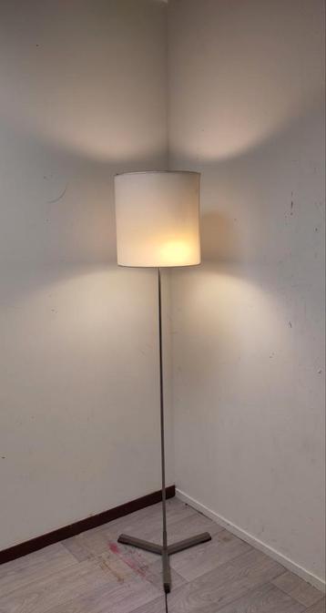Vintage lamp Hagoort model 353 staande lamp hout metaal 