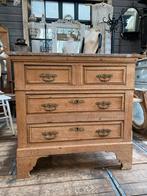 Frans eiken kast ladekast commode met marmer bovenplaat, Antiek en Kunst, Antiek | Meubels | Kasten, Ophalen