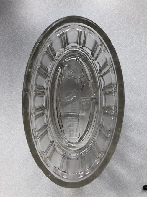 Vintage pudding schaaltje (glas), Antiek en Kunst, Antiek | Glas en Kristal, Ophalen of Verzenden