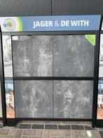 Terrastegel Piastrella 60x60x4 Grafito geïmpregneerd - J&W 4, Ophalen, Nieuw, 10 m² of meer, Nvt