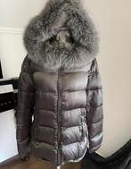 100% Originele • PRADA • Jas • Antraciet • Fox Fur Bont • L, Prada, Maat 42/44 (L), Ophalen of Verzenden, Grijs