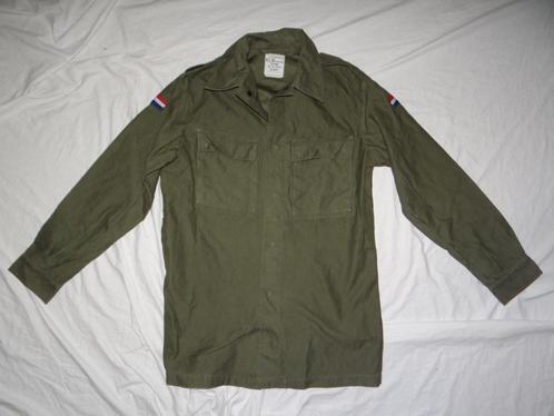Leuke groene LEGER blouse (orgineel), Verzamelen, Militaria | Algemeen, Landmacht, Kleding of Schoenen, Nederland, Ophalen