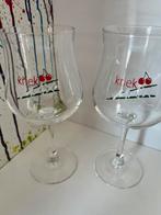 Max kriek bierglazen set van 2 glazen, Verzamelen, Ophalen of Verzenden, Zo goed als nieuw, Glas of Glazen, Overige merken
