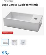 Fontein Luca Varess Cubic Midi 40,5 x 20., Ophalen of Verzenden, Zo goed als nieuw, Toilet