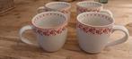 4 bekers, Huis en Inrichting, Keuken | Servies, Overige materialen, Ophalen of Verzenden, Zo goed als nieuw, Overige stijlen