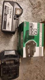 3x hitachi batterij, Doe-het-zelf en Verbouw, Ophalen of Verzenden, Zo goed als nieuw