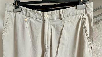 GOLFINO Broek Beige Maat L/50 beschikbaar voor biedingen