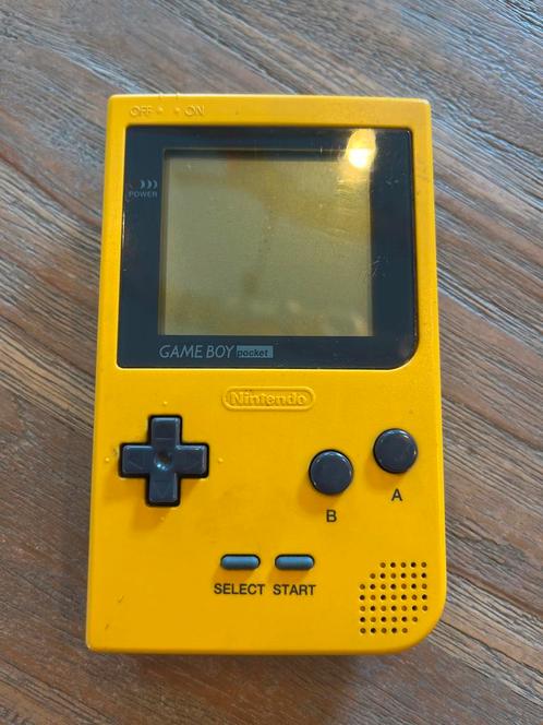 Game Boy Pocket - Geel, Spelcomputers en Games, Spelcomputers | Nintendo Game Boy, Gebruikt, Game Boy Pocket, Verzenden