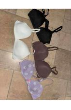 Bh’s 4 stuks maat 70a, Ophalen of Verzenden, Zwart, BH