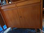 Vintage kastje 2 lades 2 deuren 92x40x75 hoog., Ophalen, Gebruikt, Sixties, Teakhout