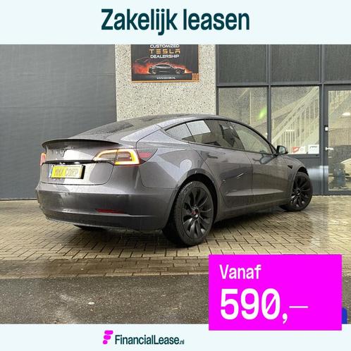 Model 3 SR+ 2023 GRIJS MiC 60kwh MMX Pack LFP BATTERIJ, Auto's, Tesla, Bedrijf, Lease, Financial lease, Model 3, Achteruitrijcamera