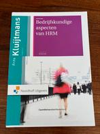 F. Kluijtmans - Bedrijfskundige aspecten van HRM, Boeken, Ophalen of Verzenden, Zo goed als nieuw, F. Kluijtmans