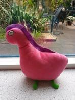 Draak Dino draakje roze velours met groene pootjes van IKEA, Kinderen en Baby's, Speelgoed | Knuffels en Pluche, Ophalen of Verzenden
