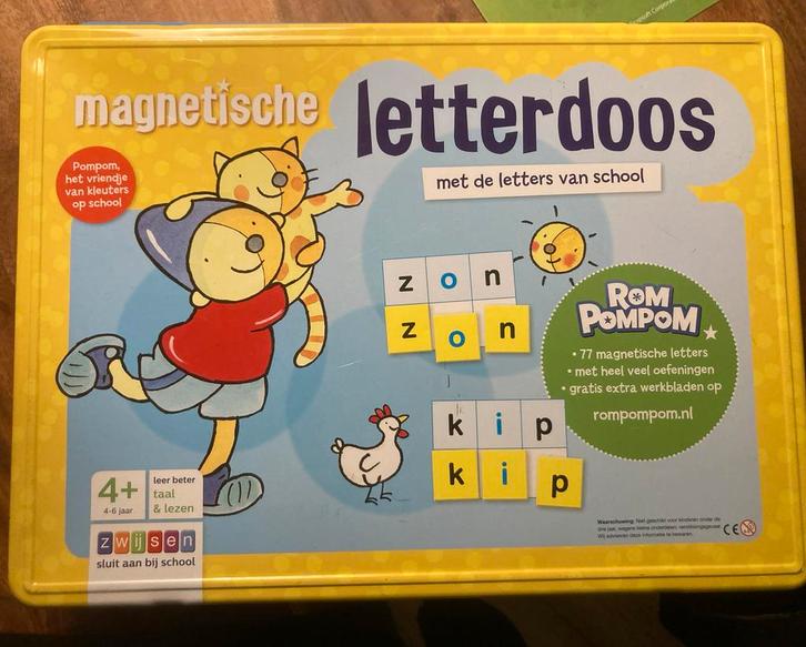 Letterdozen en een woezel en pip-vormendoos, Kinderen en Baby's, Speelgoed | Educatief en Creatief, Zo goed als nieuw, Taal en Lezen