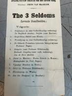 oude flyer Circus Carré - The 3 Seldoms, Boeken, Ophalen of Verzenden, Gelezen, Toneel