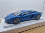 AUTOart Lamborghini Aventador S Pearl Blue 1:18, Hobby en Vrije tijd, Modelauto's | 1:18, Auto, Autoart, Nieuw, Ophalen of Verzenden