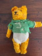Antieke Teddybeer met Groen Truitje en Wit Broekje, Ophalen of Verzenden