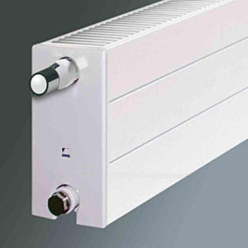 Plintradiator 20cm hoog Vlak/Gegroefd raamradiator 700-4000W, Doe-het-zelf en Verbouw, Verwarming en Radiatoren, Nieuw, Radiator