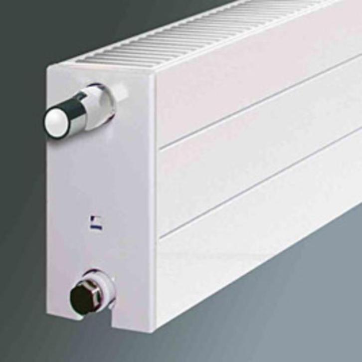 Plintradiator 20cm hoog Vlak/Gegroefd raamradiator 700-4000W, Doe-het-zelf en Verbouw, Verwarming en Radiatoren, Nieuw, Radiator