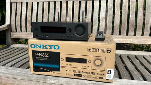 ONKYO R-N855 network receiver met hoogwaardige DAC, Audio, Tv en Foto, Versterkers en Receivers, Zo goed als nieuw, Stereo, 60 tot 120 watt