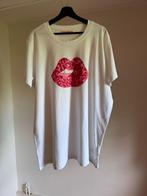 Spierwit shirt met leuke print van anyday maat 46/48 €2,00, Anyday, Wit, Zo goed als nieuw, Shirt of Top