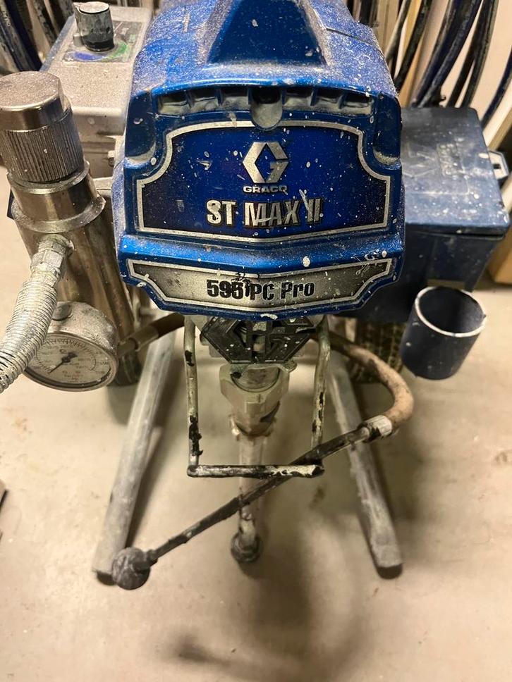 Graco ST Max II 595 Verfspuit, Doe-het-zelf en Verbouw, Gereedschap | Machine-onderdelen en Toebehoren, Gebruikt, Ophalen