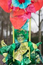 Carnavalsoutfit -Rupsje nooit genoeg, maat L - €125,-, Ophalen, Gedragen, Carnaval
