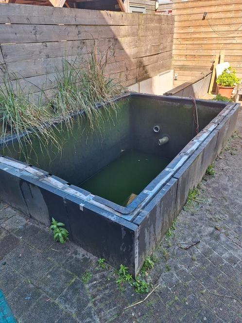 Vijver 7.5m3 van sandwichpanelen met tegels, Tuin en Terras, Vijvers, Gebruikt, Ophalen