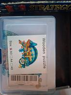 Houten Legpuzzel - Kameleon, Ophalen of Verzenden, Minder dan 500 stukjes, Zo goed als nieuw, Legpuzzel