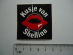 sticker oud Shell shellina brommer mix bromfiets love lips, Verzamelen, Verzenden, Zo goed als nieuw, Bedrijf of Vereniging