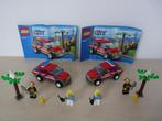 Lego city: 3 x 60001 brandweercommandant, brandweer wagens, Complete set, Ophalen of Verzenden, Lego, Zo goed als nieuw