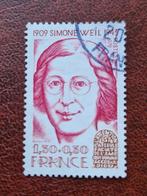 Frankrijk 1979 Simone Weil gestempeld Yvert 2032A, Ophalen of Verzenden, Gestempeld