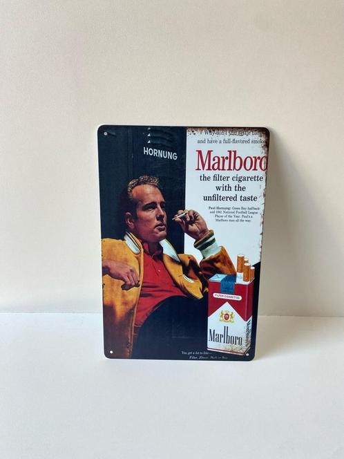 Wandbord, metaal, Marlboro, Huis en Inrichting, Woonaccessoires | Wanddecoraties, Nieuw, Ophalen of Verzenden