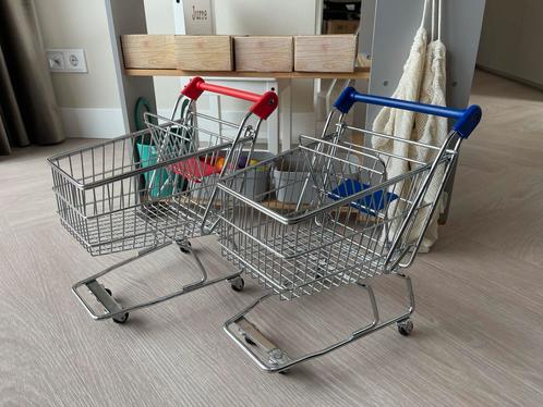 Speelgoed winkelwagentjes - Set van 2, Kinderen en Baby's, Speelgoed | Overig, Zo goed als nieuw, Jongen of Meisje, Ophalen