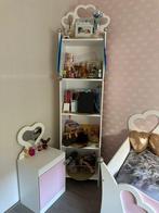 Kinder kamer compleet bed kast meisje roze wit set kleding, Huis en Inrichting, 90 cm, Eenpersoons, Wit, Ophalen of Verzenden